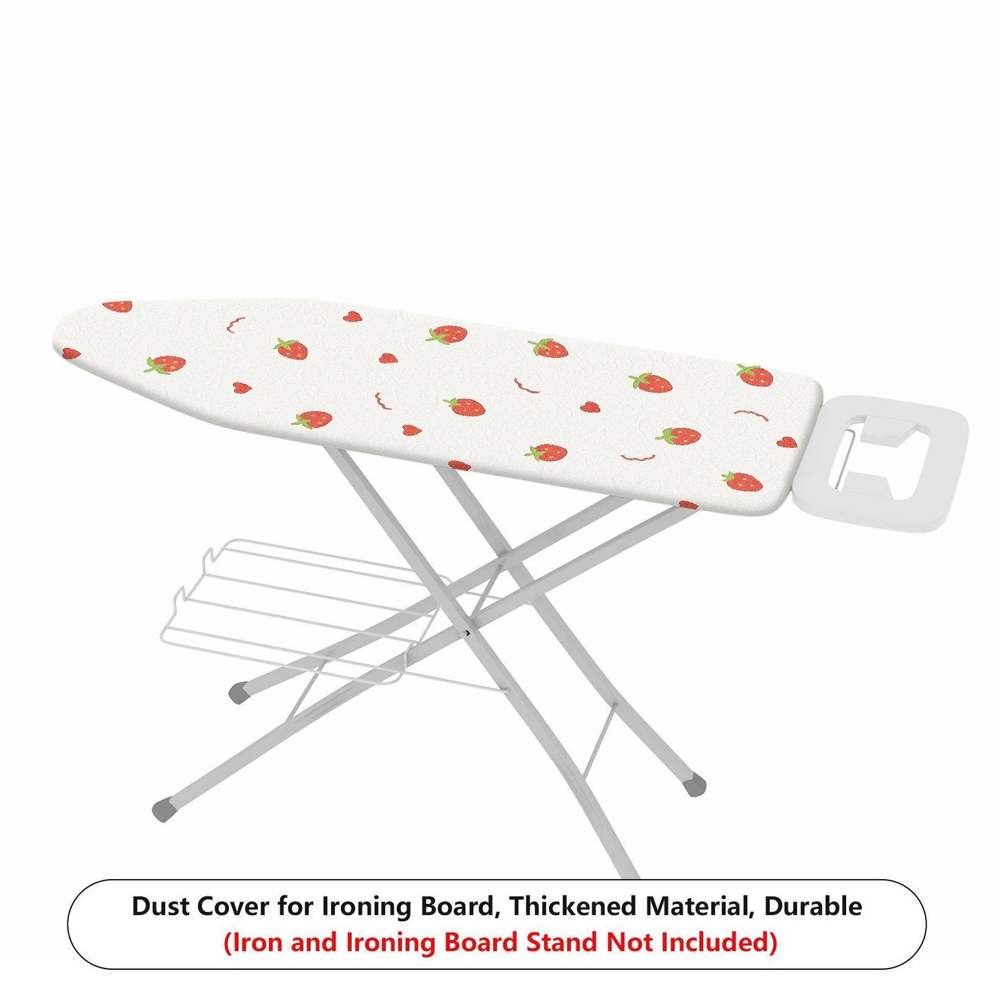 1-Piece Strawberry Heart Pattern Cute  Ironing Board Cover, Universal Size, Without Board
