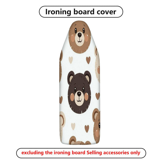 1-Piece Cute Bear Heart  Ironing Board Cover, Universal Size, Without Board