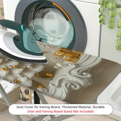 1-Piece Christmas Tree Snowflake Gift  Ironing Board Cover, Universal Size, Without Board