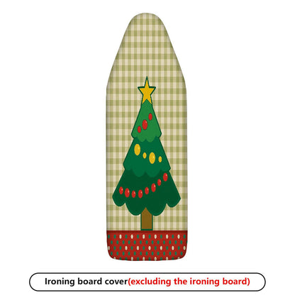 1-Piece Christmas Tree Star Pattern  Ironing Board Cover, Universal Size, Without Board