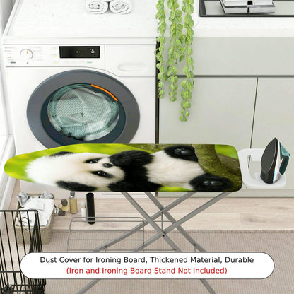 1-Piece Cute Panda Forest Animal  Ironing Board Cover, Universal Size, Without Board