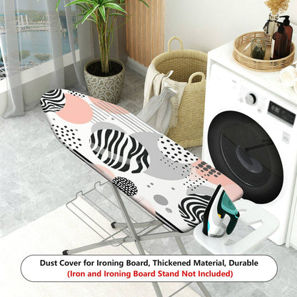 1-Piece Abstract Geometric Dots Striped  Ironing Board Cover, Universal Size, Without Board