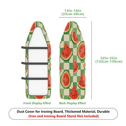 1-Piece Watermelon Checkered Cute  Ironing Board Cover, Universal Size, Without Board