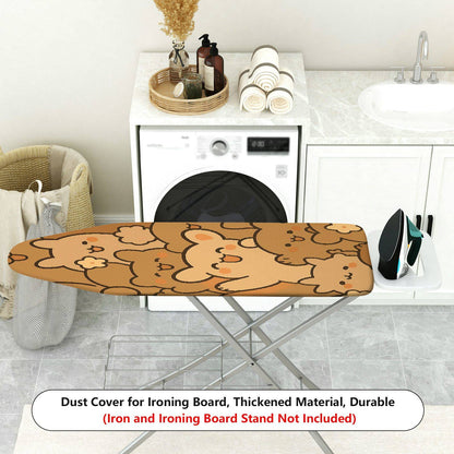 1-Piece Bear Cuteness Animal  Ironing Board Cover, Universal Size, Without Board