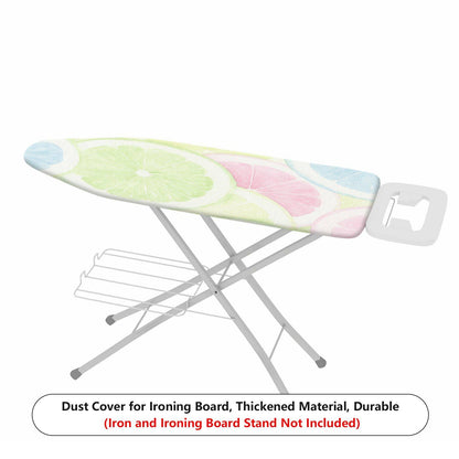 1-Piece Fruit Pattern Citrus Pastel Design  Ironing Board Cover, Universal Size, Without Board