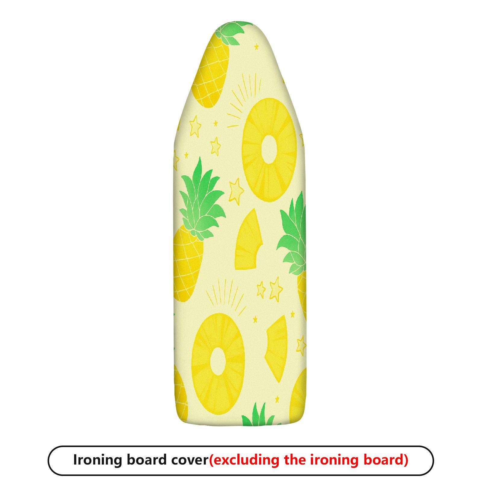 1-Piece Pineapple Fruit Yellow  Ironing Board Cover, Universal Size, Without Board