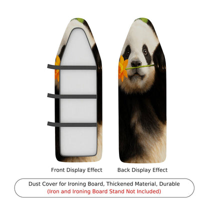 1-Piece Panda Flower Fun  Ironing Board Cover, Universal Size, Without Board