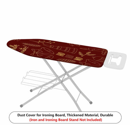 1-Piece Christmas Winter Bell  Ironing Board Cover, Universal Size, Without Board