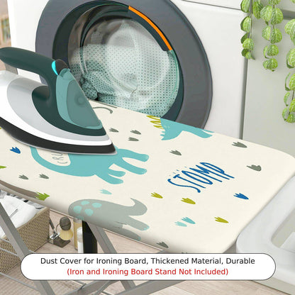 1-Piece Dinosaur  Fun  Ironing Board Cover, Universal Size, Without Board