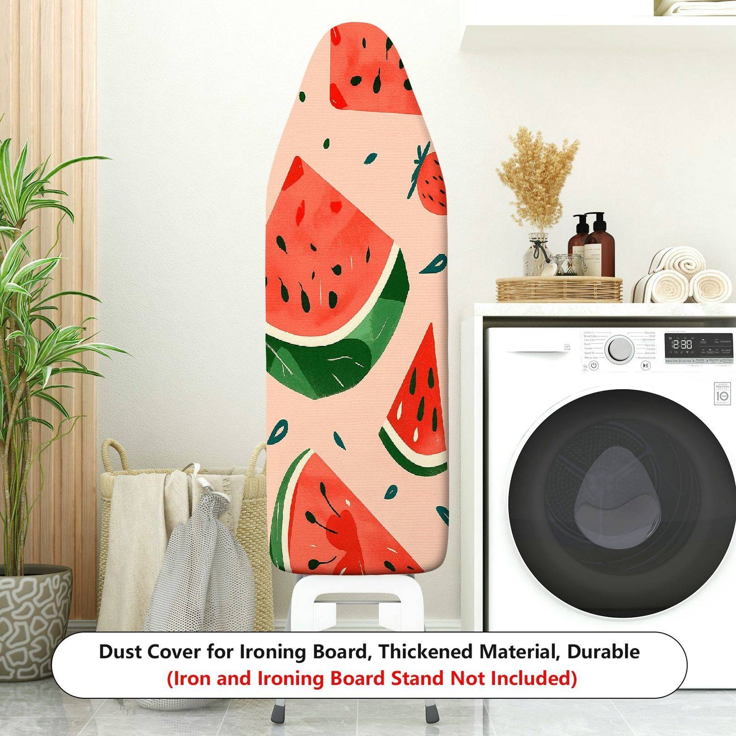 1-Piece Watermelon Strawberry Fruits  Ironing Board Cover, Universal Size, Without Board