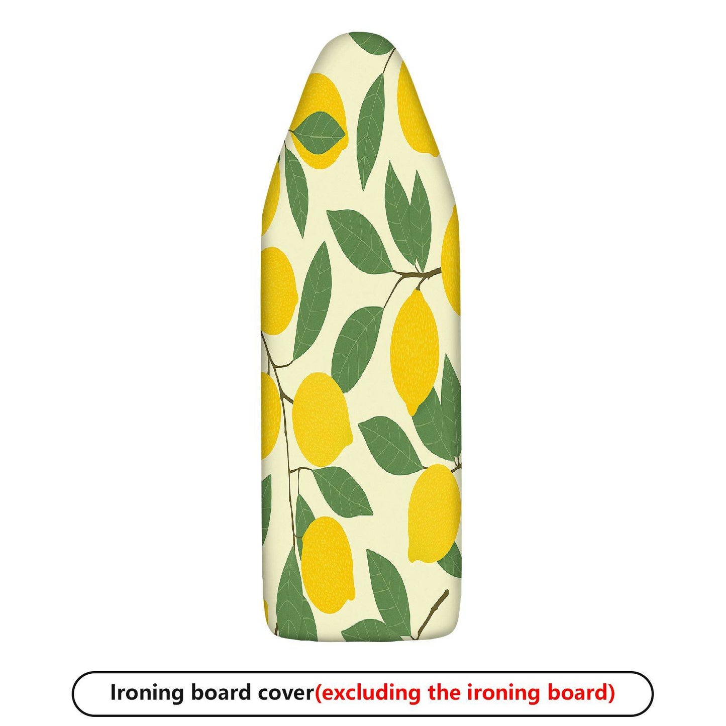 1-Piece Lemon Leaf Pattern Fruit Nature  Ironing Board Cover, Universal Size, Without Board