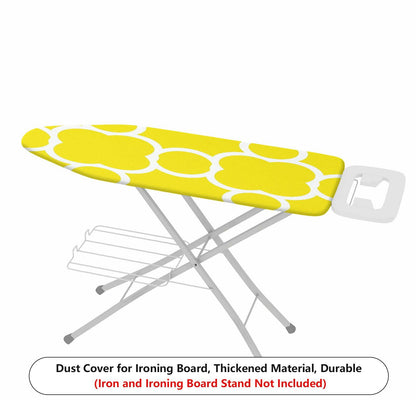 1-Piece Yellow Floral Pattern Style Decorative  Ironing Board Cover, Universal Size, Without Board