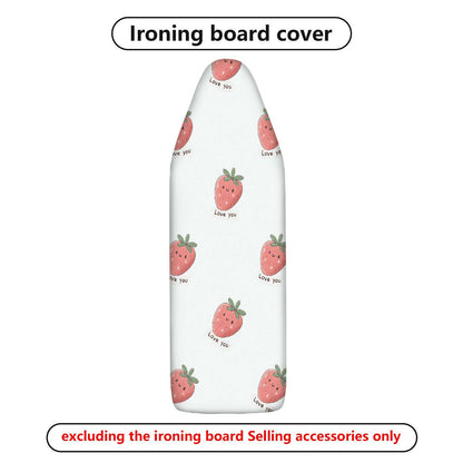 1-Piece Strawberry Print Love Heart Cute  Ironing Board Cover, Universal Size, Without Board