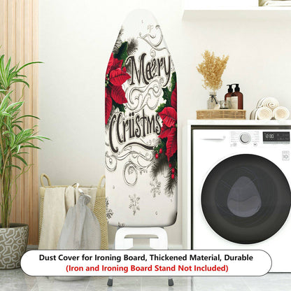 1-Piece Christmas Floral Snow  Ironing Board Cover, Universal Size, Without Board