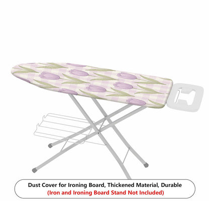 1-Piece Tulip Plaid Pastoral  Ironing Board Cover, Universal Size, Without Board