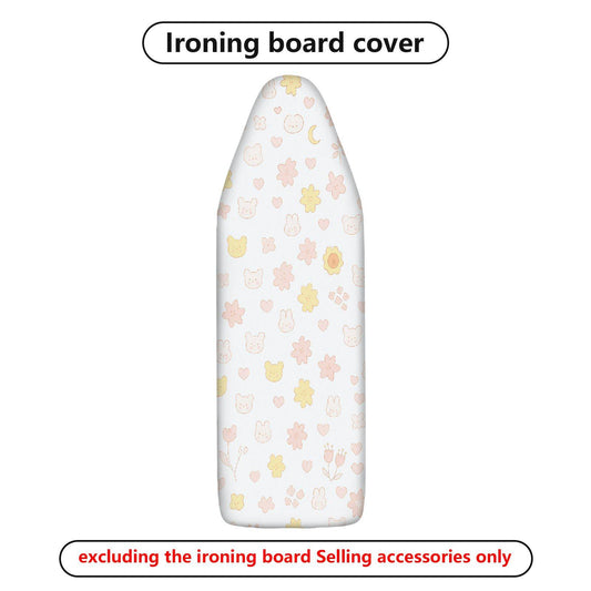 1-Piece Cute Floral Pastel  Ironing Board Cover, Universal Size, Without Board
