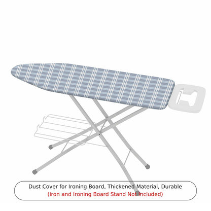 1-Piece Plaid Pattern Gray Color  Ironing Board Cover, Universal Size, Without Board