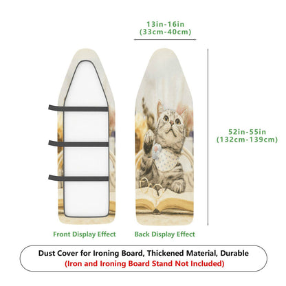 1-Piece Cat Cute Cozy  Ironing Board Cover, Universal Size, Without Board