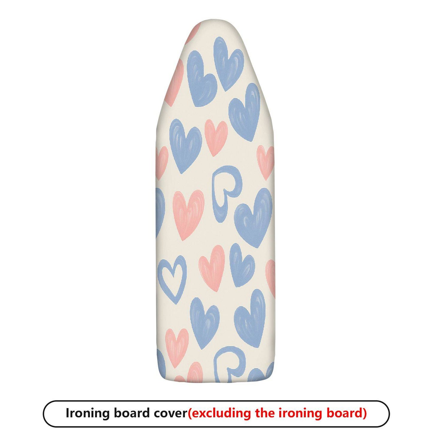 1-Piece Heart Pattern Pastel Design Cute  Ironing Board Cover, Universal Size, Without Board