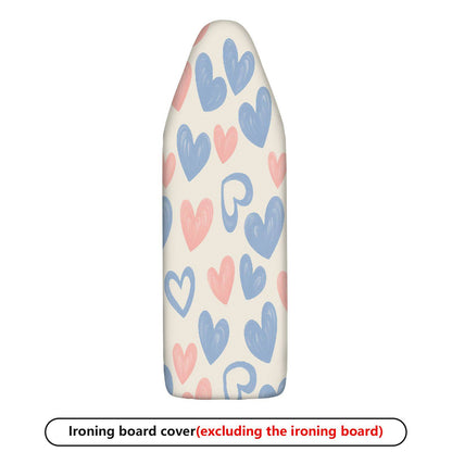 1-Piece Heart Pattern Pastel Design Cute  Ironing Board Cover, Universal Size, Without Board