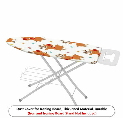 1-Piece Christmas Reindeer Star Pattern  Ironing Board Cover, Universal Size, Without Board
