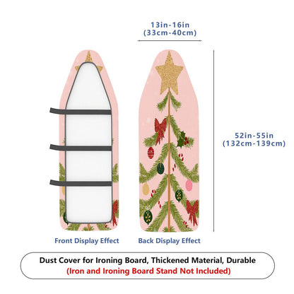1-Piece Christmas Tree Star Ornament  Ironing Board Cover, Universal Size, Without Board