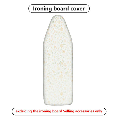 1-Piece Floral Pattern Beige Elegant  Ironing Board Cover, Universal Size, Without Board