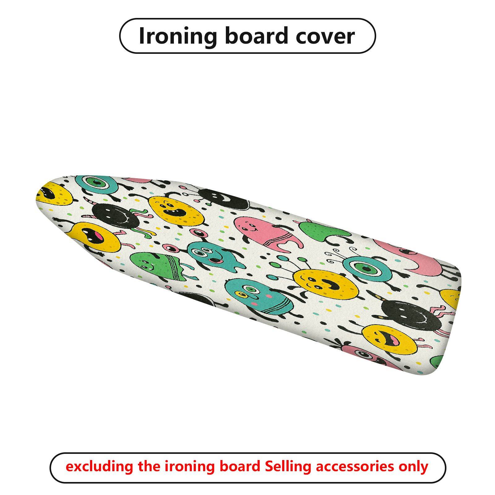 1-Piece Pattern Colorful Fun  Ironing Board Cover, Universal Size, Without Board