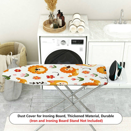1-Piece Cute Animal Flower Pattern  Ironing Board Cover, Universal Size, Without Board
