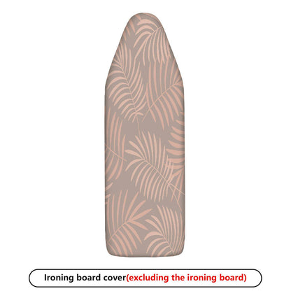 1-Piece Leaf Tropical Beige  Ironing Board Cover, Universal Size, Without Board