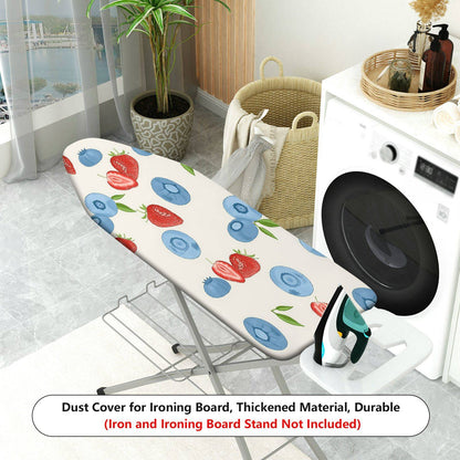 1-Piece Fruits Blueberry Strawberry  Ironing Board Cover, Universal Size, Without Board