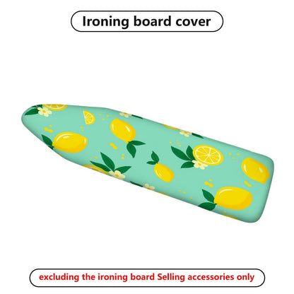 1-Piece Lemon Fruit Floral  Ironing Board Cover, Universal Size, Without Board