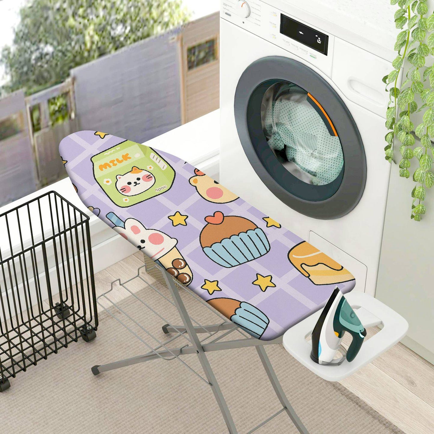 1-Piece Cute Animal Cupcake Star  Ironing Board Cover, Universal Size, Without Board