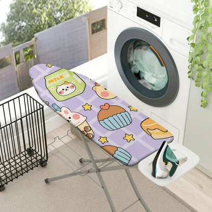 1-Piece Cute Animal Cupcake Star  Ironing Board Cover, Universal Size, Without Board