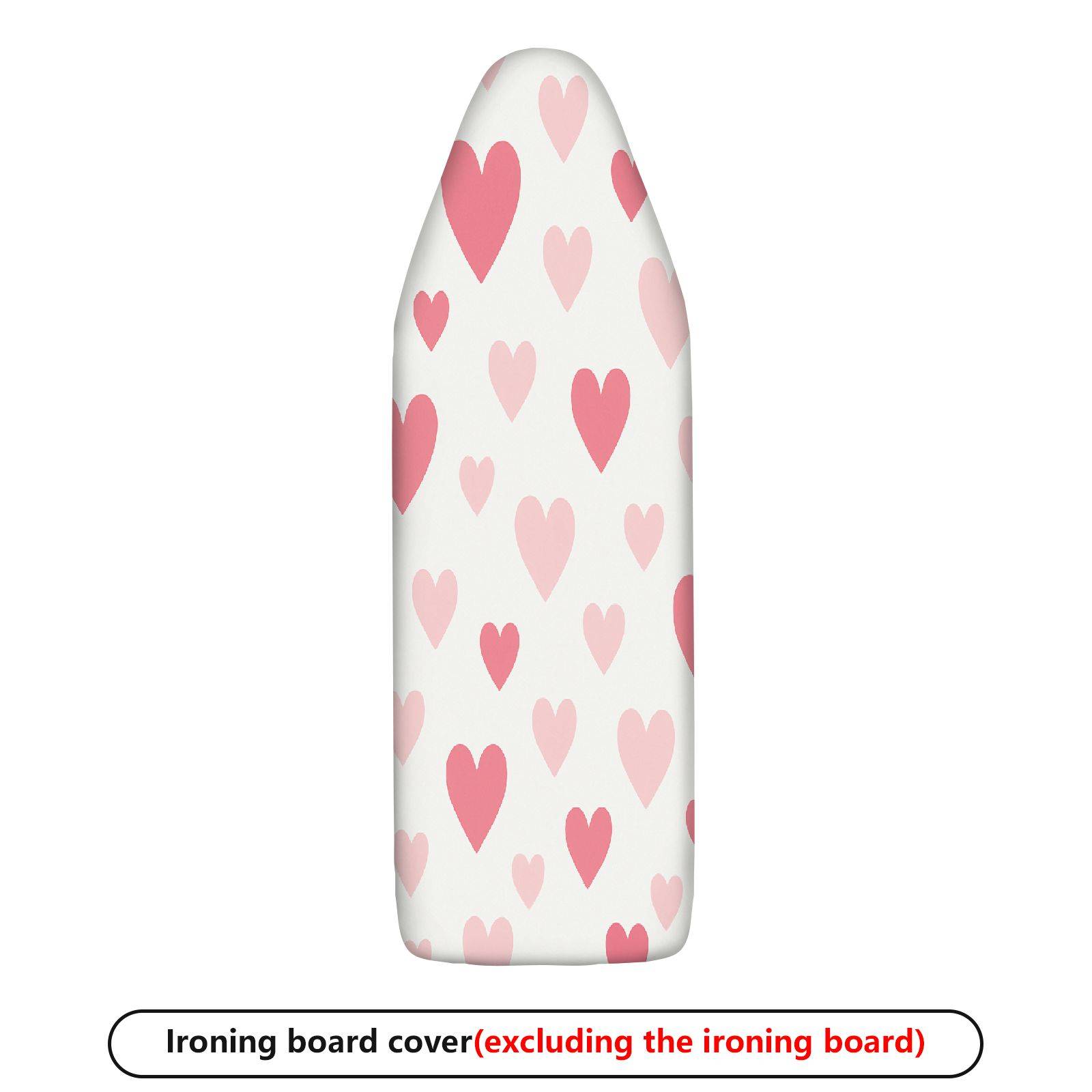 1-Piece Pink Love Heart Cute  Ironing Board Cover, Universal Size, Without Board