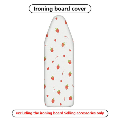 1-Piece Strawberry Heart Pattern Cute  Ironing Board Cover, Universal Size, Without Board