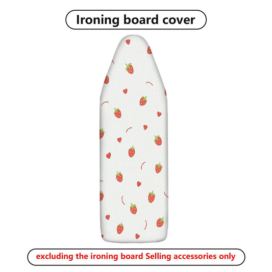 1-Piece Strawberry Heart Pattern Cute  Ironing Board Cover, Universal Size, Without Board