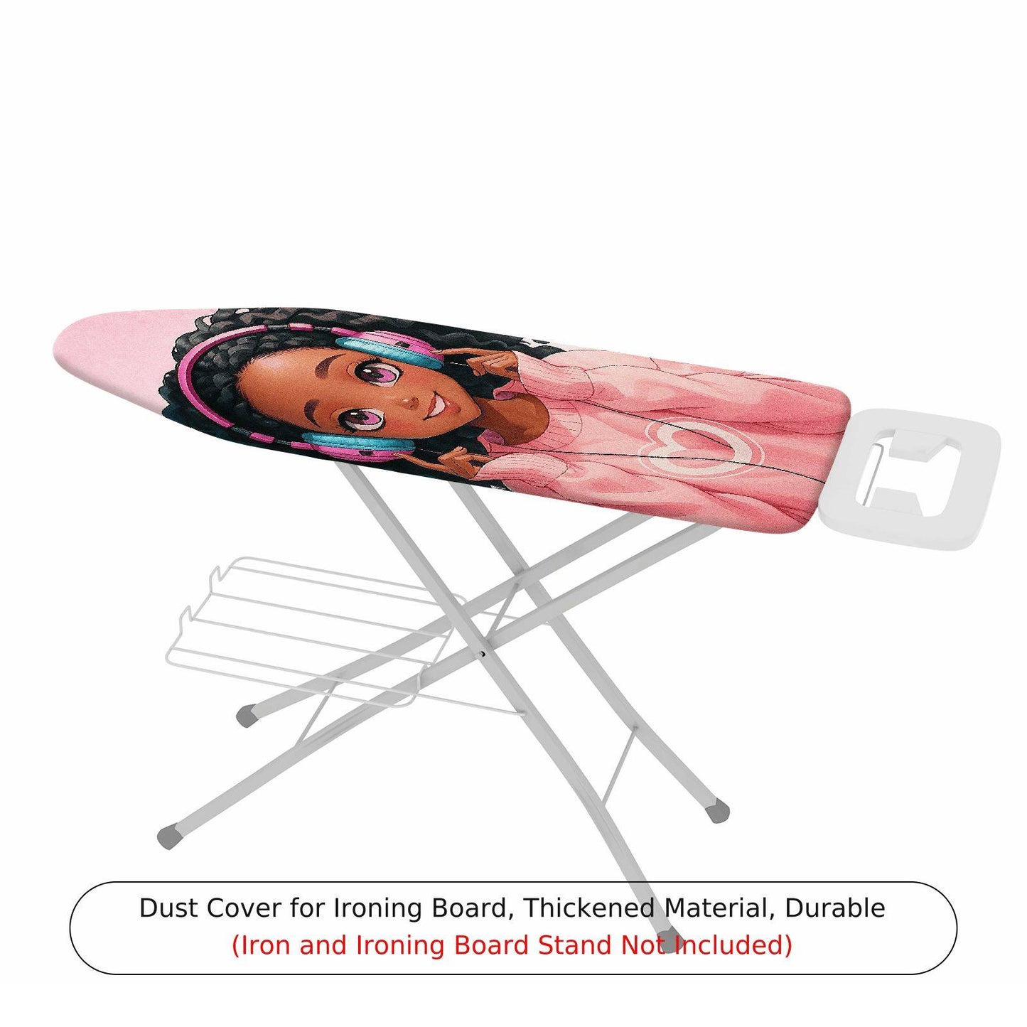 1-Piece Girl Music Fun  Ironing Board Cover, Universal Size, Without Board