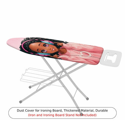 1-Piece Girl Music Fun  Ironing Board Cover, Universal Size, Without Board