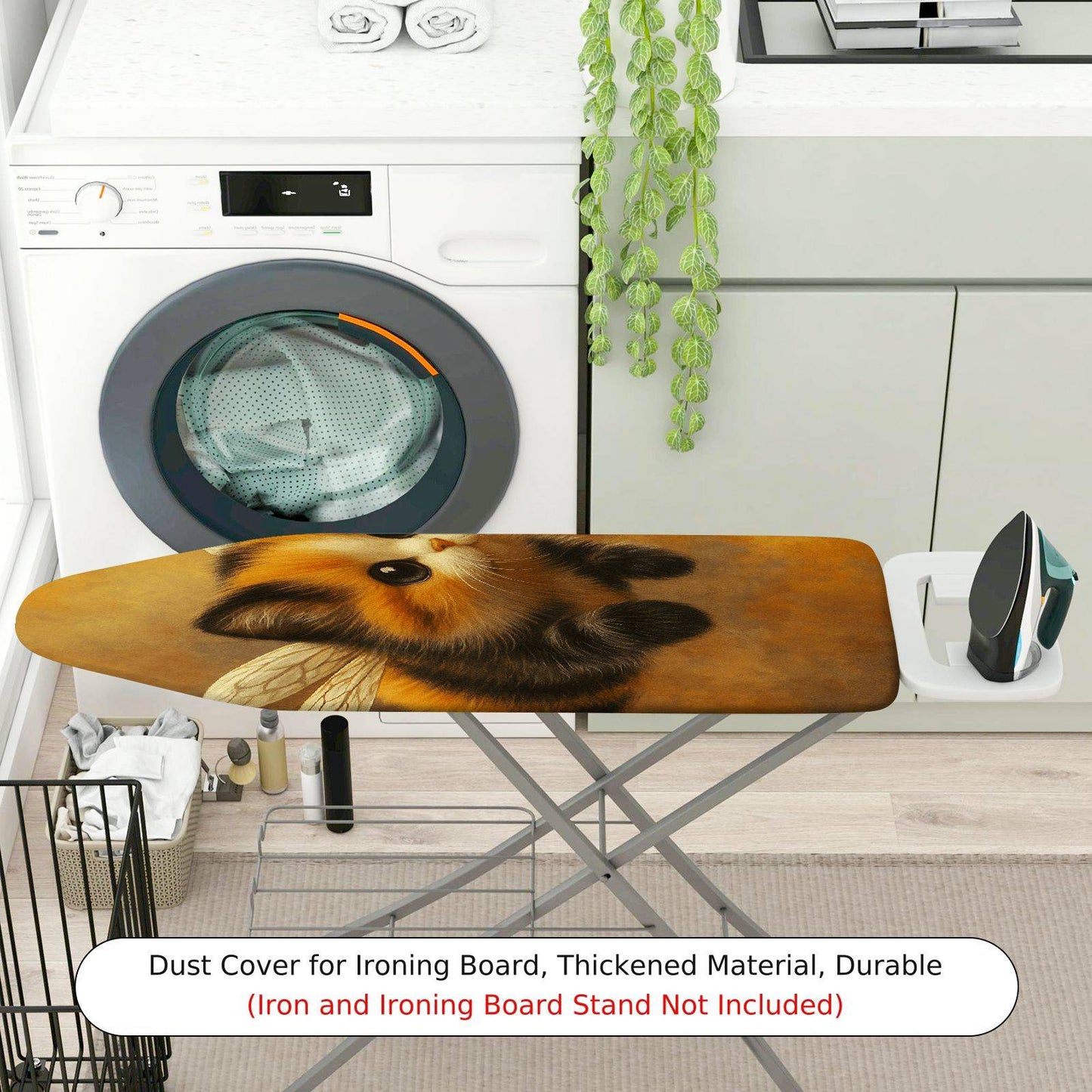 1-Piece Cute Cat Wings Artistic  Ironing Board Cover, Universal Size, Without Board