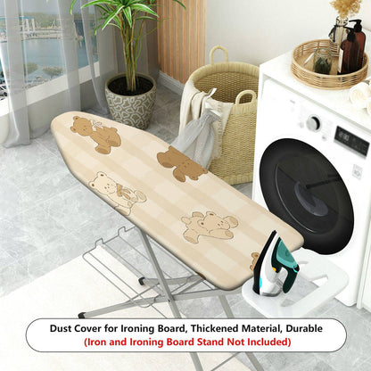 1-Piece Teddy Brown Beige  Ironing Board Cover, Universal Size, Without Board