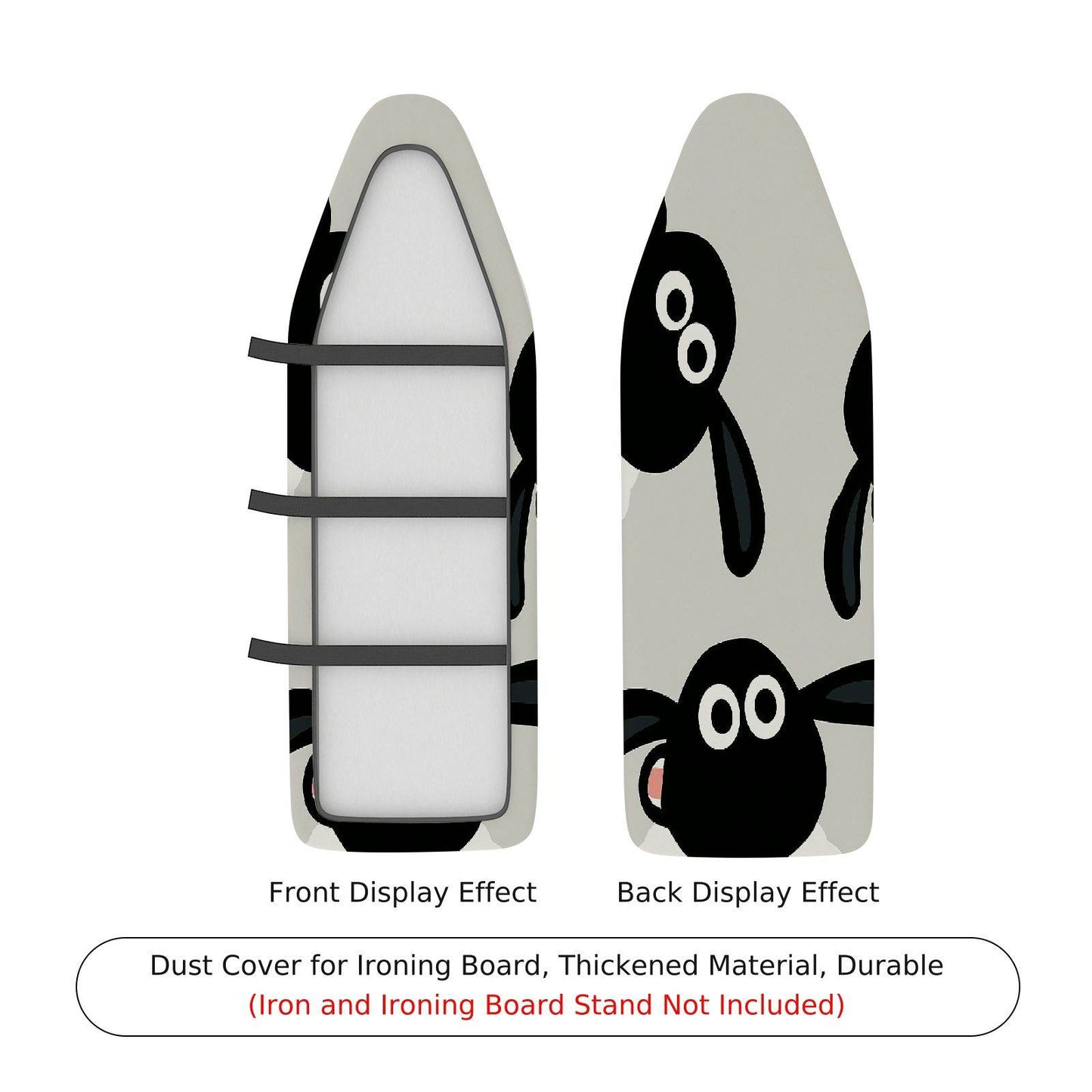 1-Piece Sheep Animal Fun  Ironing Board Cover, Universal Size, Without Board