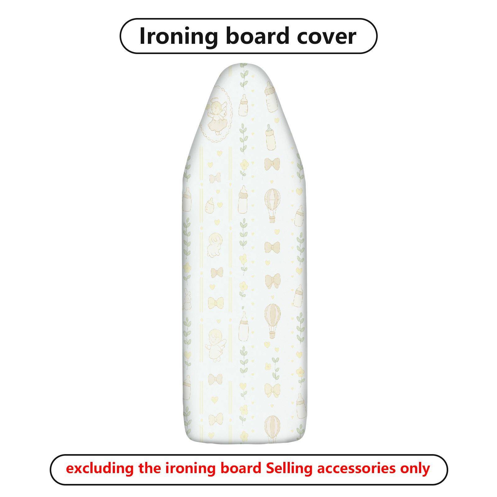 1-Piece Cute Balloon Bow  Ironing Board Cover, Universal Size, Without Board