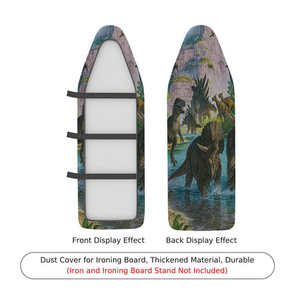 1-Piece Dinosaur Jungle Adventure  Ironing Board Cover, Universal Size, Without Board