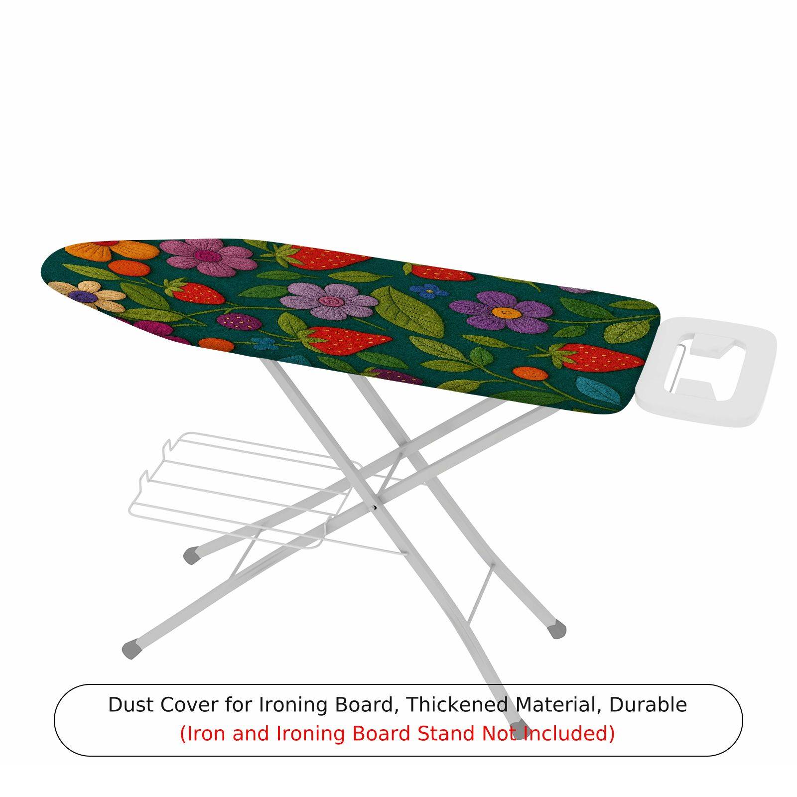1-Piece Floral Fruit Leaf  Ironing Board Cover, Universal Size, Without Board