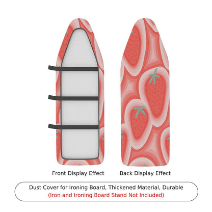 1-Piece Strawberry Pink Fun Decorative  Ironing Board Cover, Universal Size, Without Board