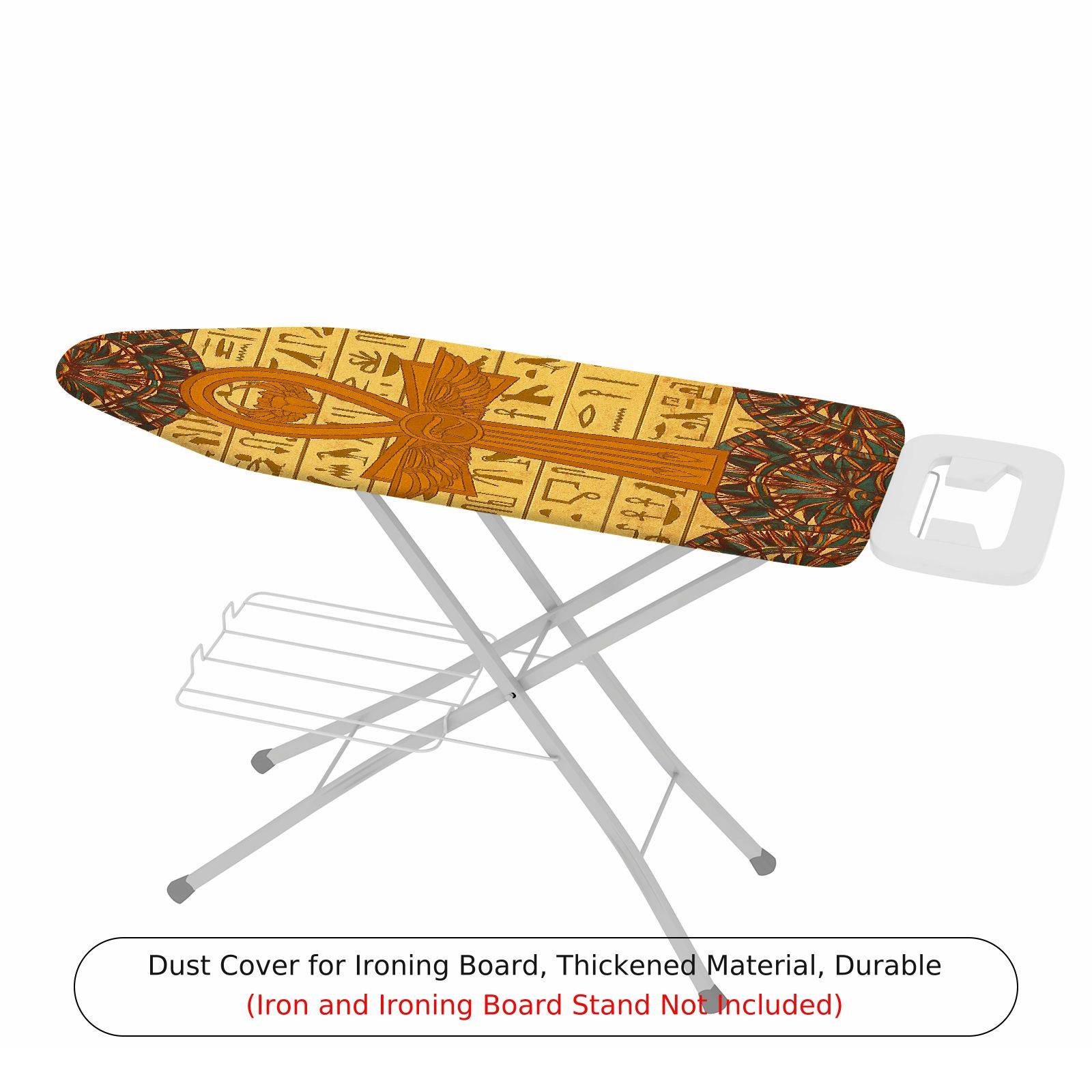 1-Piece Ancient Egyptian Ankh Hieroglyphics  Ironing Board Cover, Universal Size, Without Board