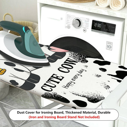 1-Piece Cute Cow  Fun  Ironing Board Cover, Universal Size, Without Board