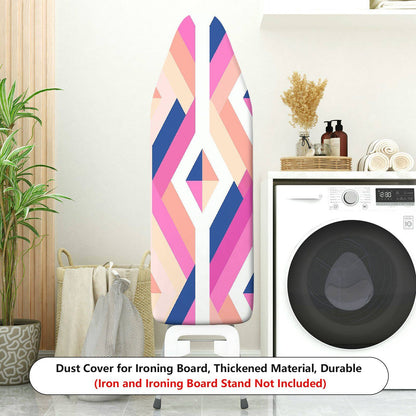 1-Piece Abstract Geometric Colorful  Ironing Board Cover, Universal Size, Without Board