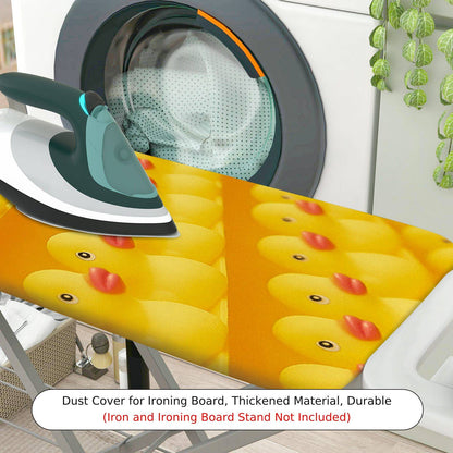 1-Piece Yellow Duck Fun Vibrant  Ironing Board Cover, Universal Size, Without Board